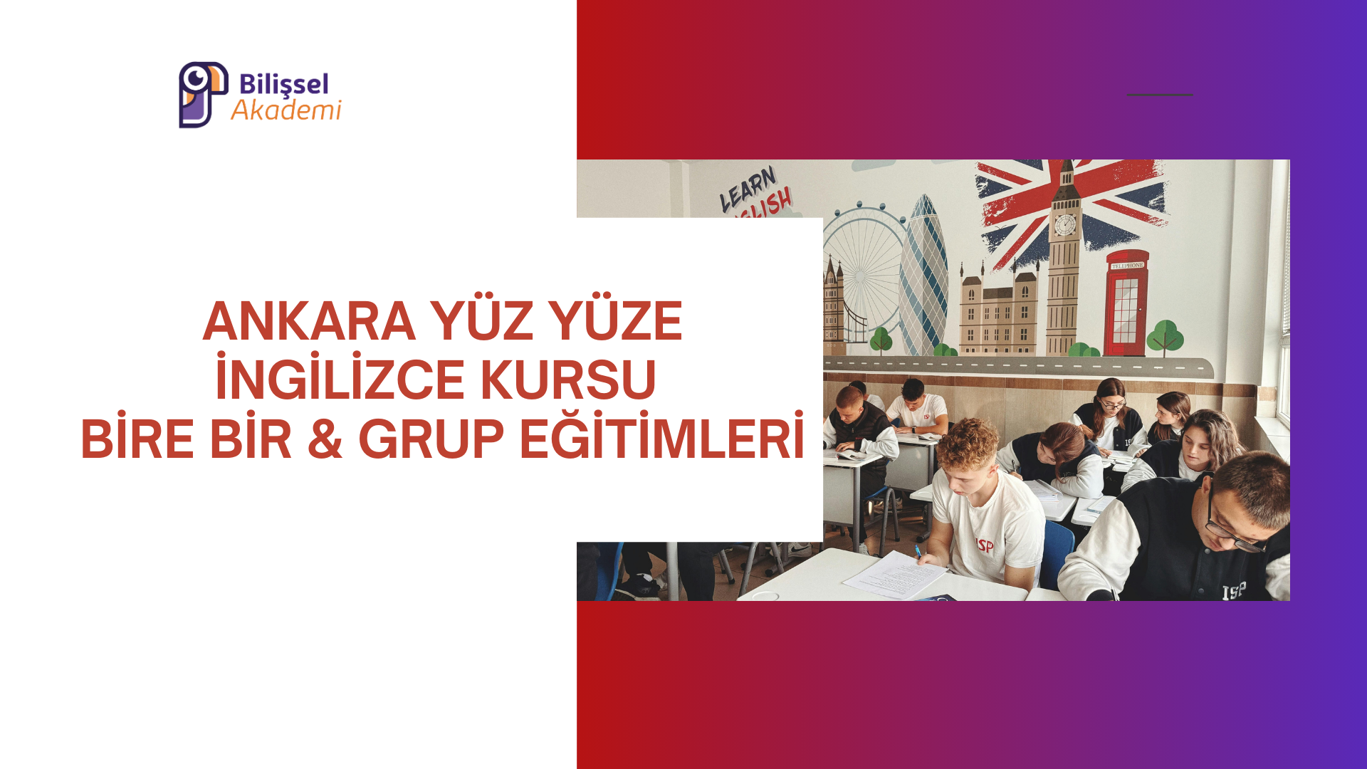 Ankara Yüz Yüze İngilizce Kursu